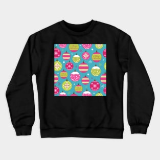 Christmas Bauble Pattern Crewneck Sweatshirt